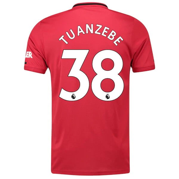 Replicas Camiseta Manchester United NO.38 Tuanzebe 1ª 2019/20 Rojo